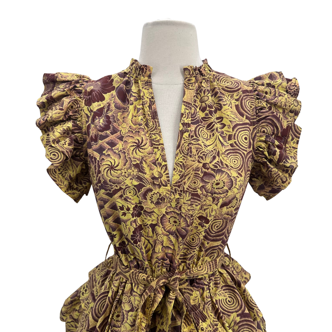 Ulla Johnson Burgundy/Multi Dress