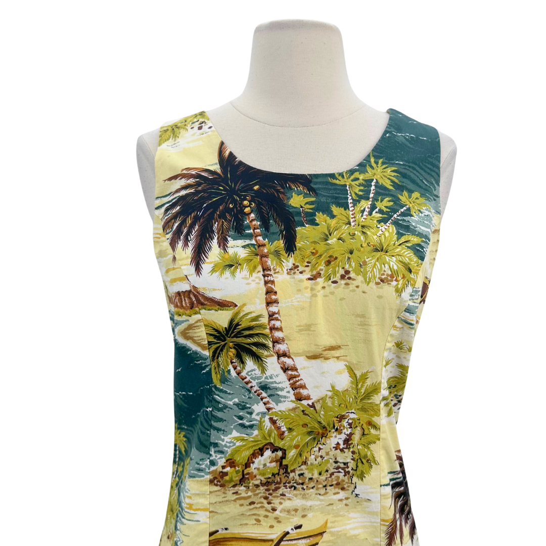 Kona Malia Green Multi Dress