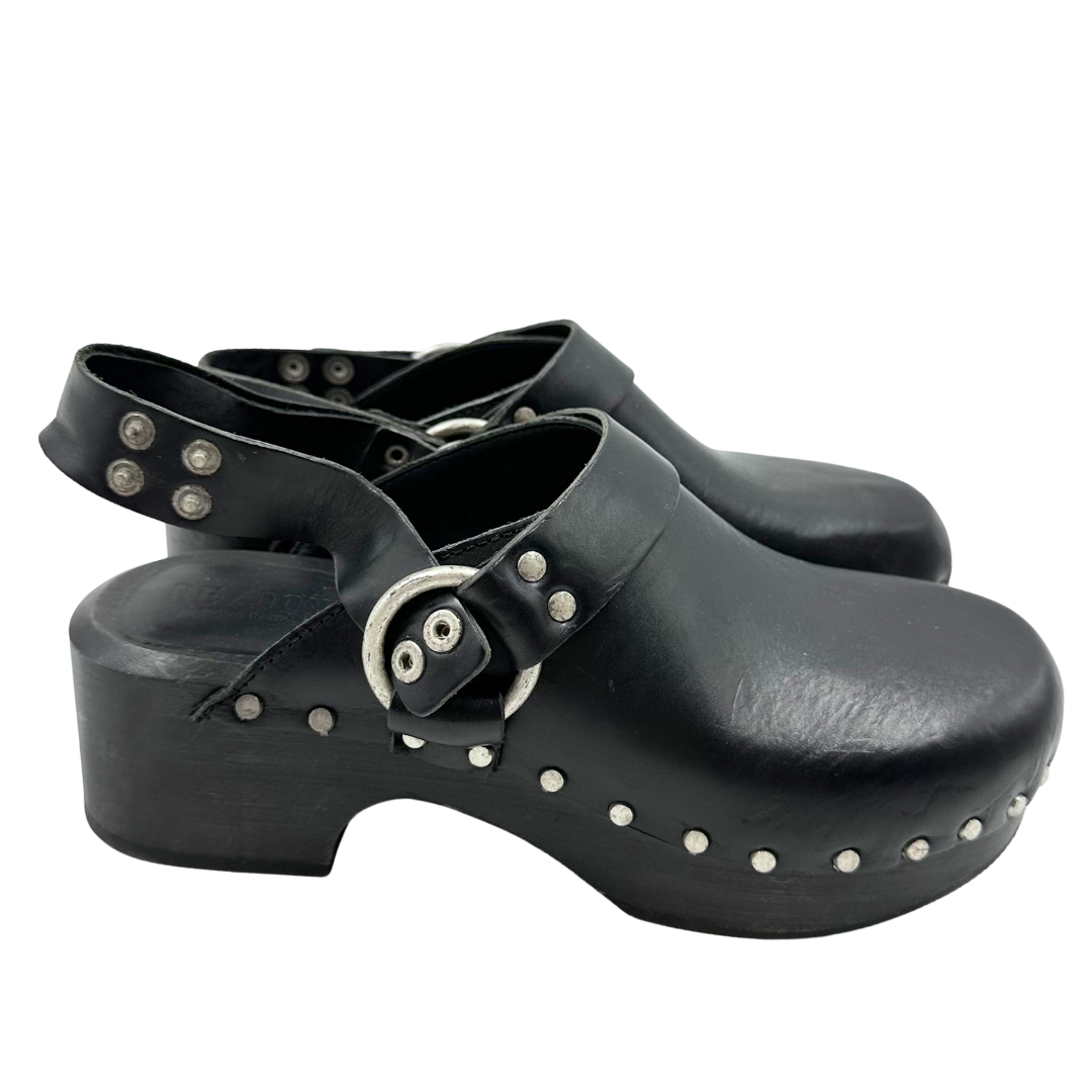 RE/DONE 39 Black Clogs