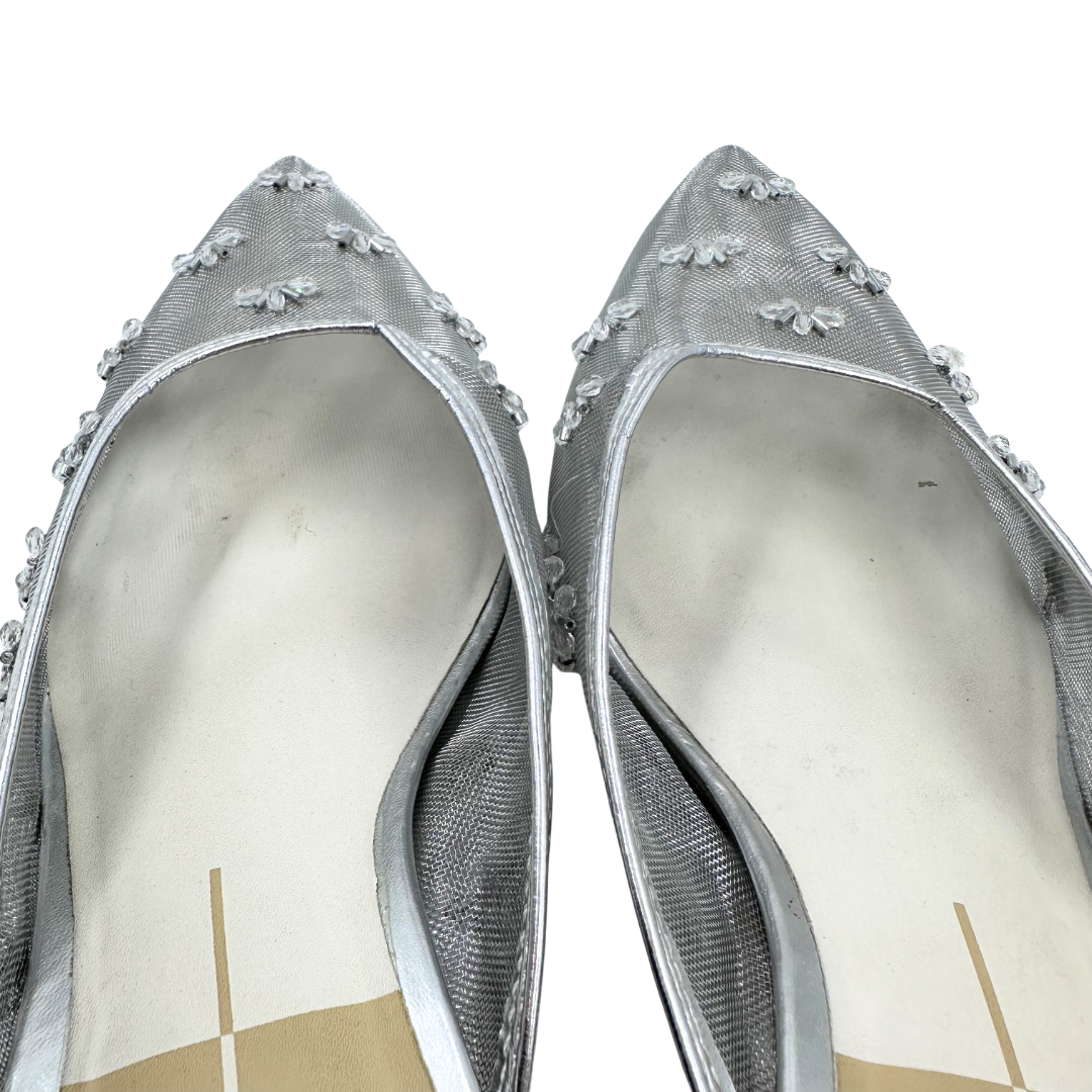 Dolce Vita 9 Silver Mules