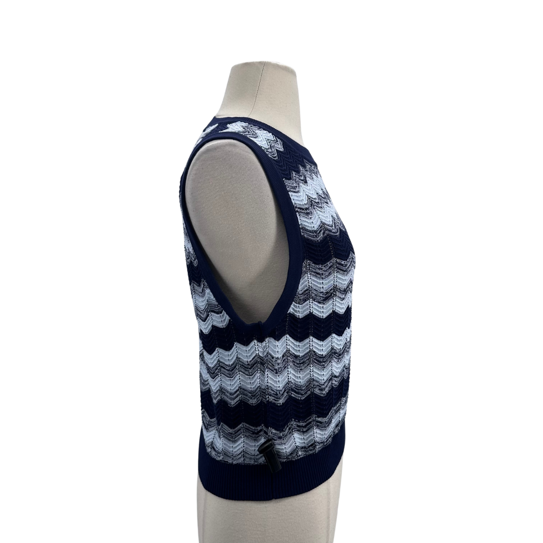 Ramy Brook Blue/Multi Knit Top