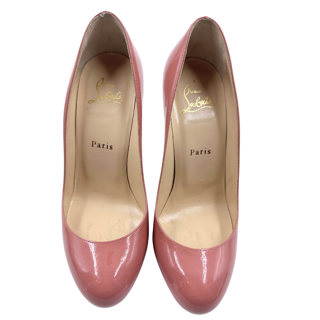 Louboutin 37.5 Pink Fifi Pumps