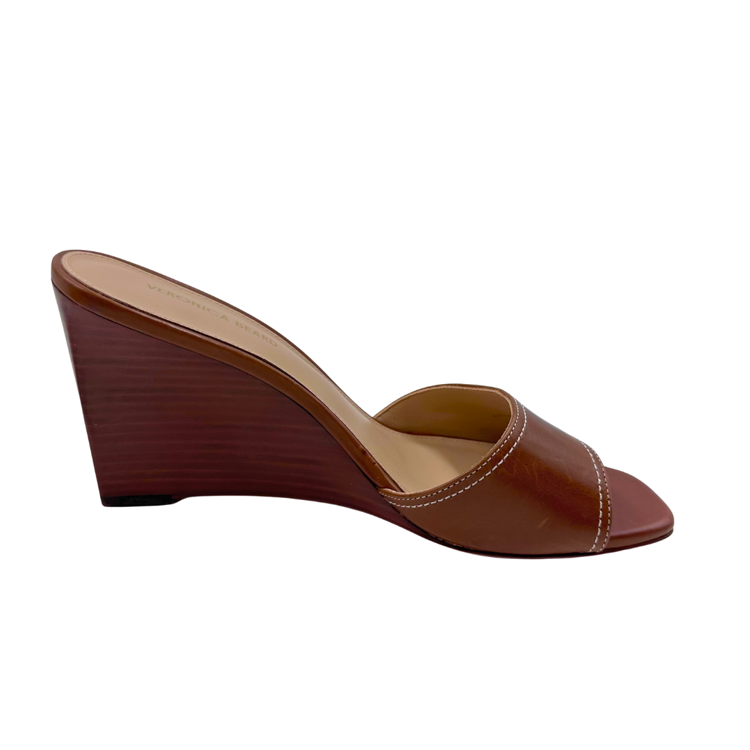 Veronica Beard 8 Brown Wedges