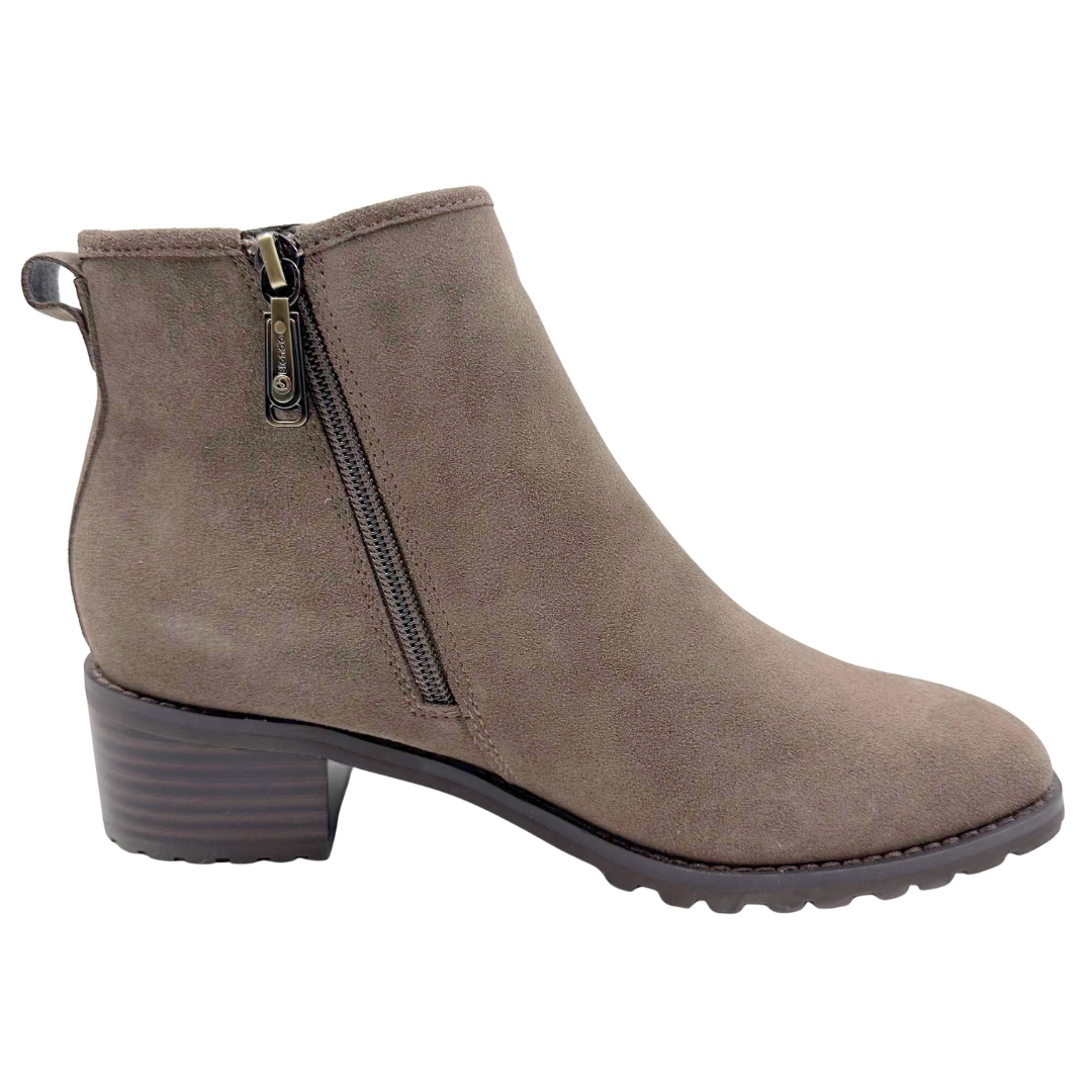 Blondo 7.5 Grey Suede Boots