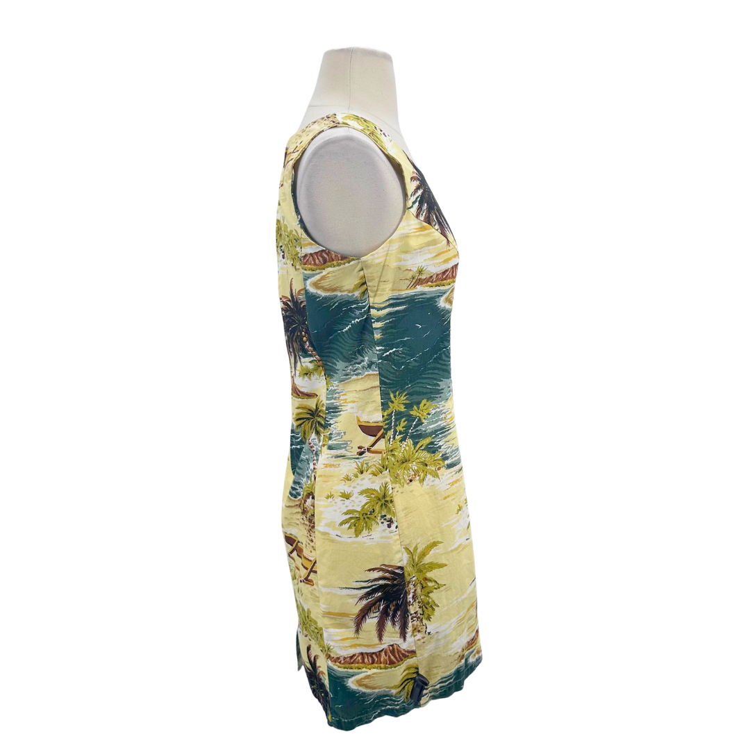Kona Malia Green Multi Dress