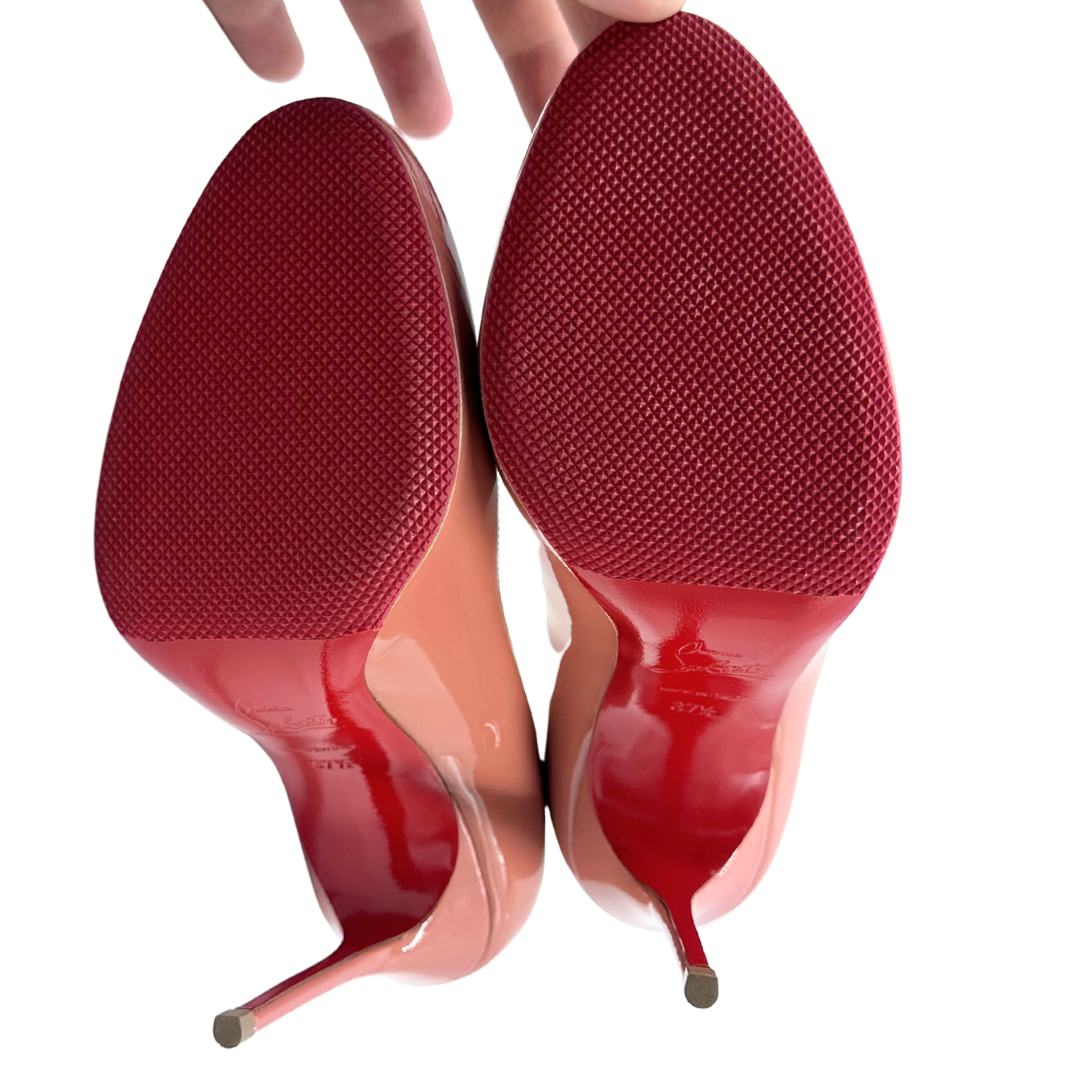 Louboutin 37.5 Pink Fifi Pumps
