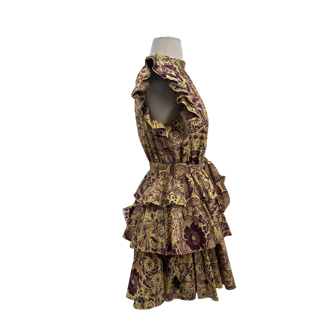 Ulla Johnson Burgundy/Multi Dress