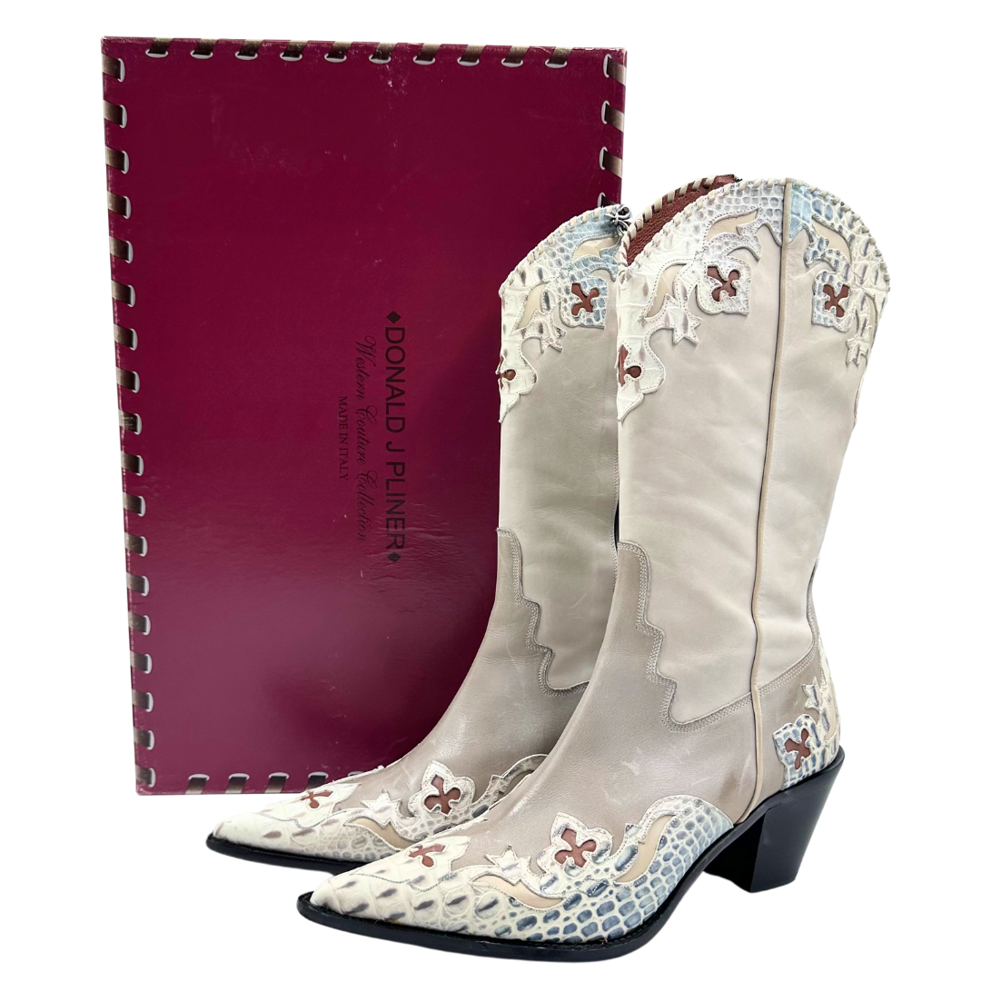 Cowboy Boots J Pliner Boots DONALD J PLINER Vintage Western