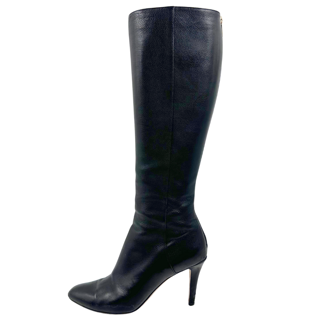 Jimmy Choo 8 38 Black Leather Boots