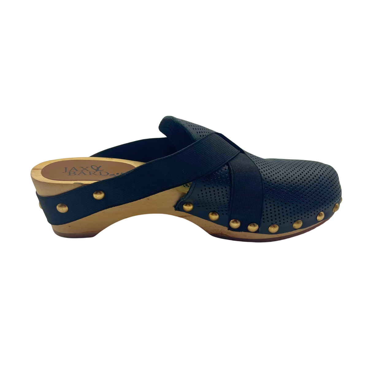 Jax & Bard 40 Black/Brown Mules