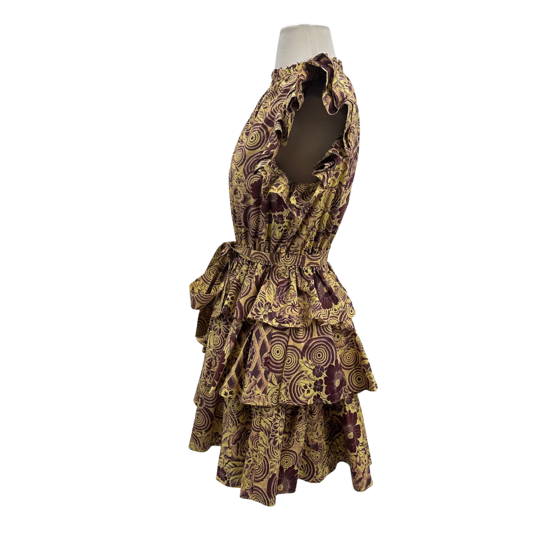 Ulla Johnson Burgundy/Multi Dress