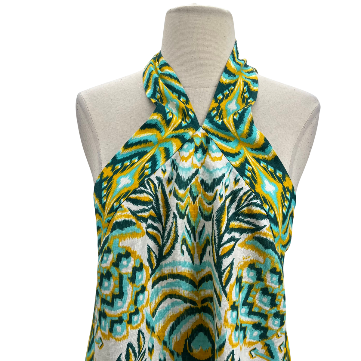 Farm Rio Blue multi Maxi Dress