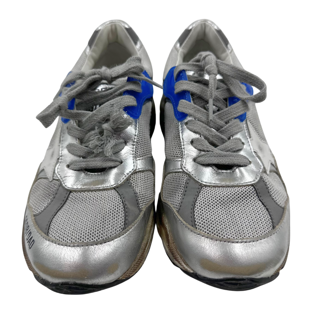 Golden Goose 7 37 Blue/Silver Dad Star Sneakers