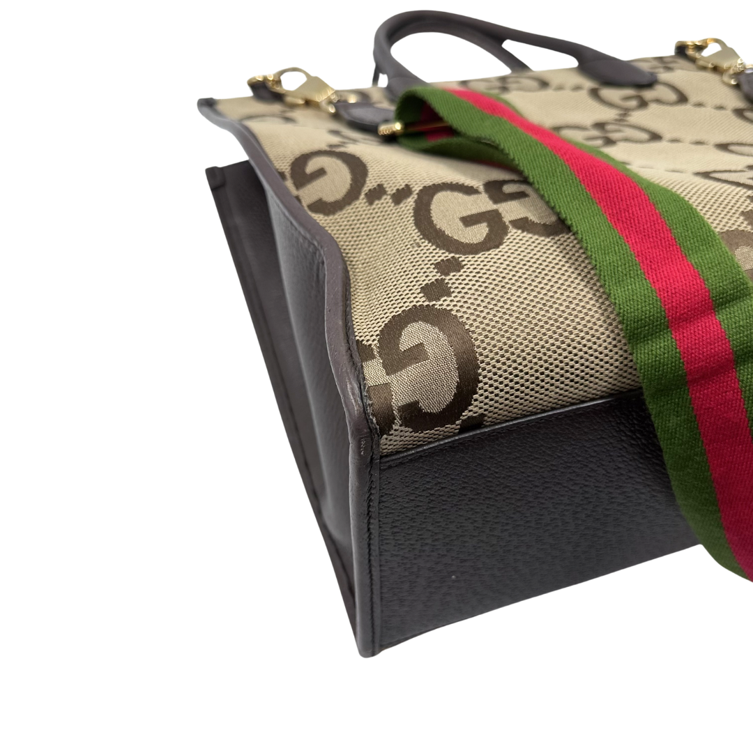 Gucci Jumbo GG Web Tote