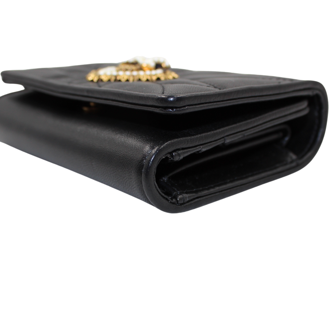Dolce & Gabbana Wallet Black Leather Devotion
