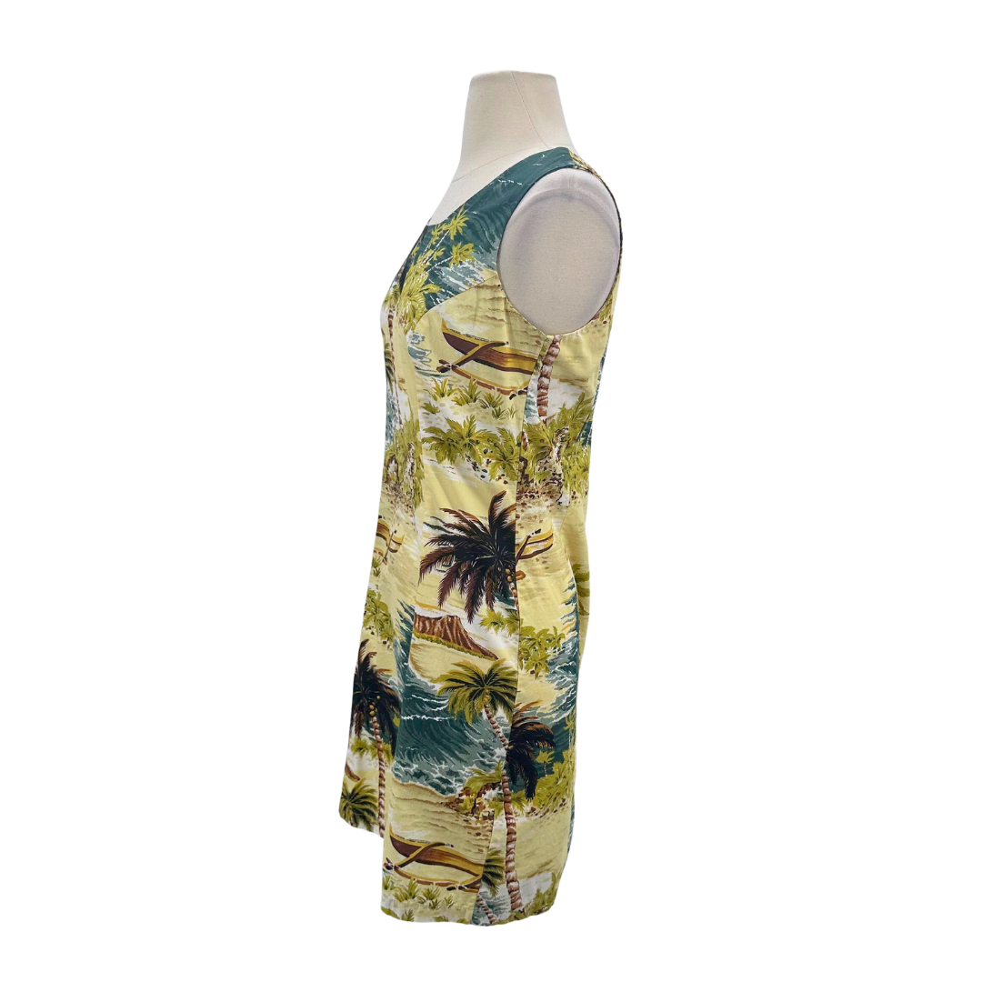 Kona Malia Green Multi Dress