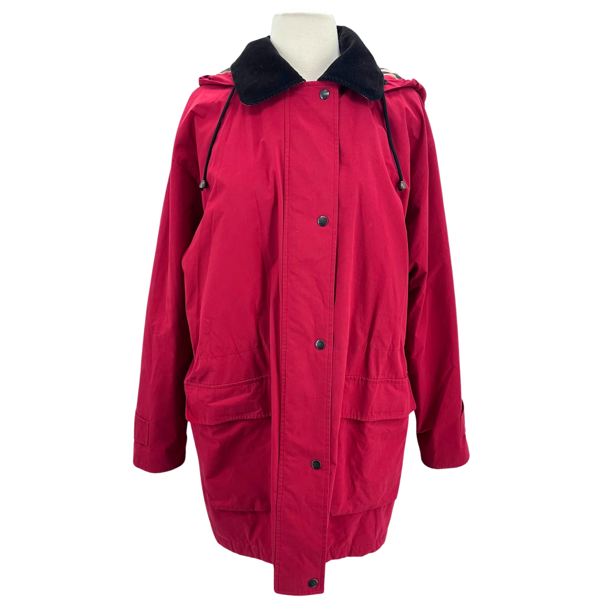 Burberrys Size L Red/Tan Jacket