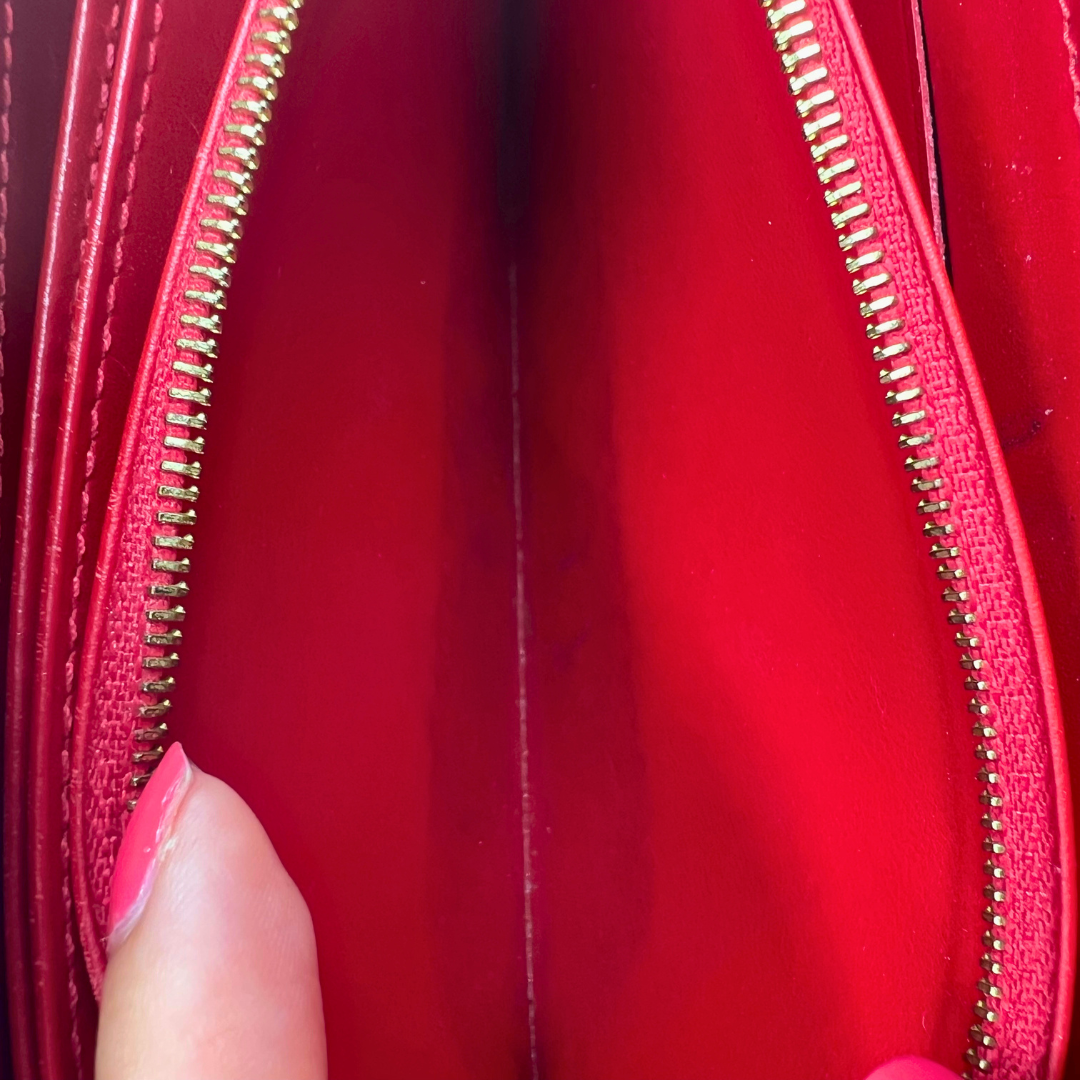 Louis Vuitton Monogram Vernis Vernis Patent Leather Zippy Wallet