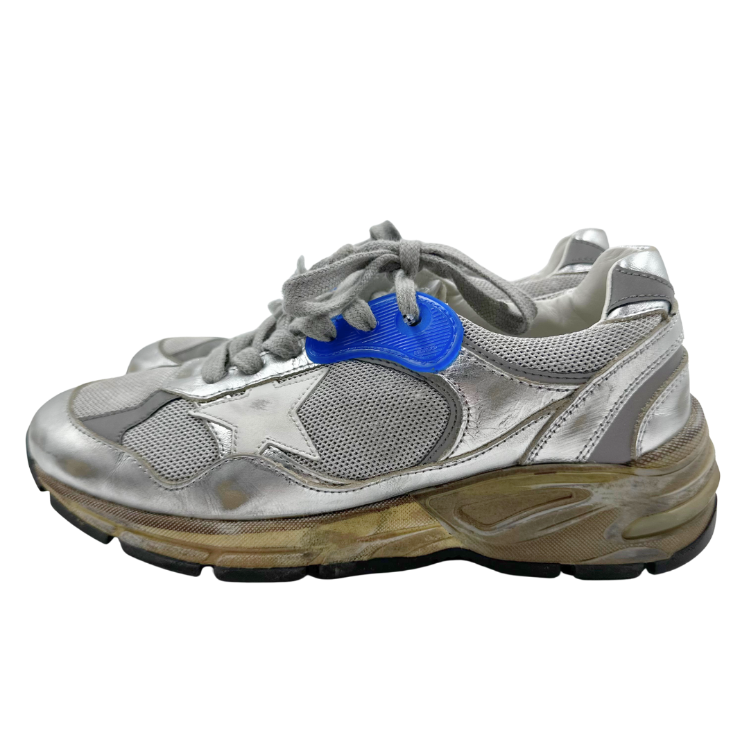 Golden Goose 7 37 Blue/Silver Dad Star Sneakers