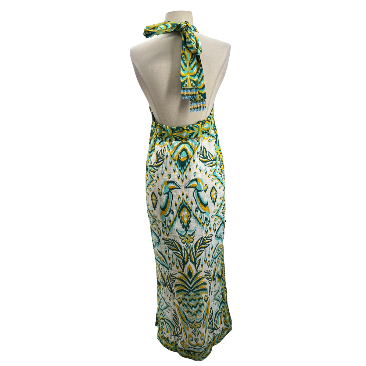 Farm Rio Blue multi Maxi Dress