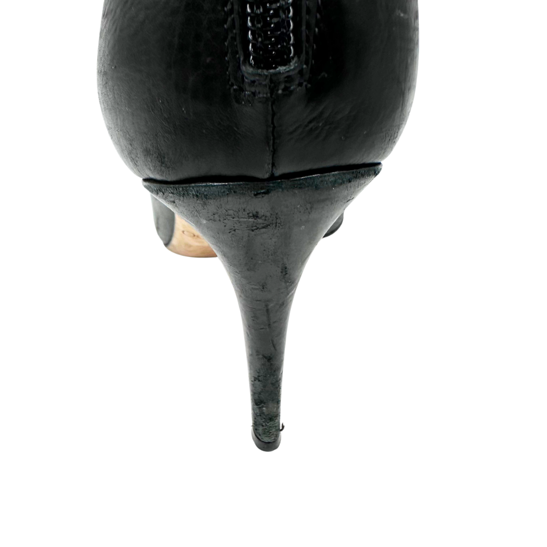 Jimmy Choo 8 38 Black Leather Boots