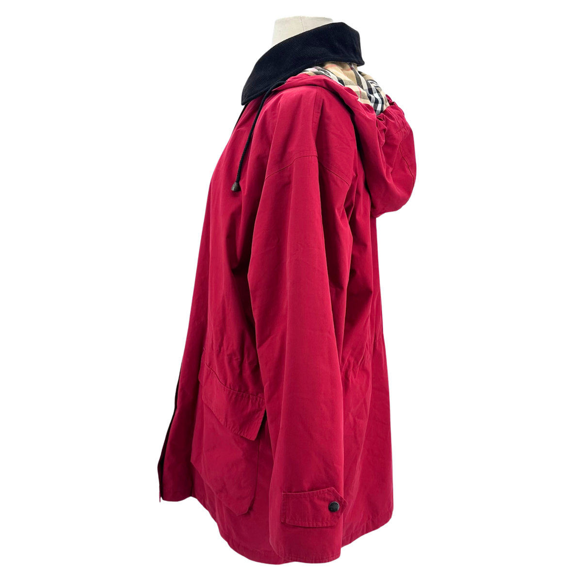 Burberrys Size L Red/Tan Jacket