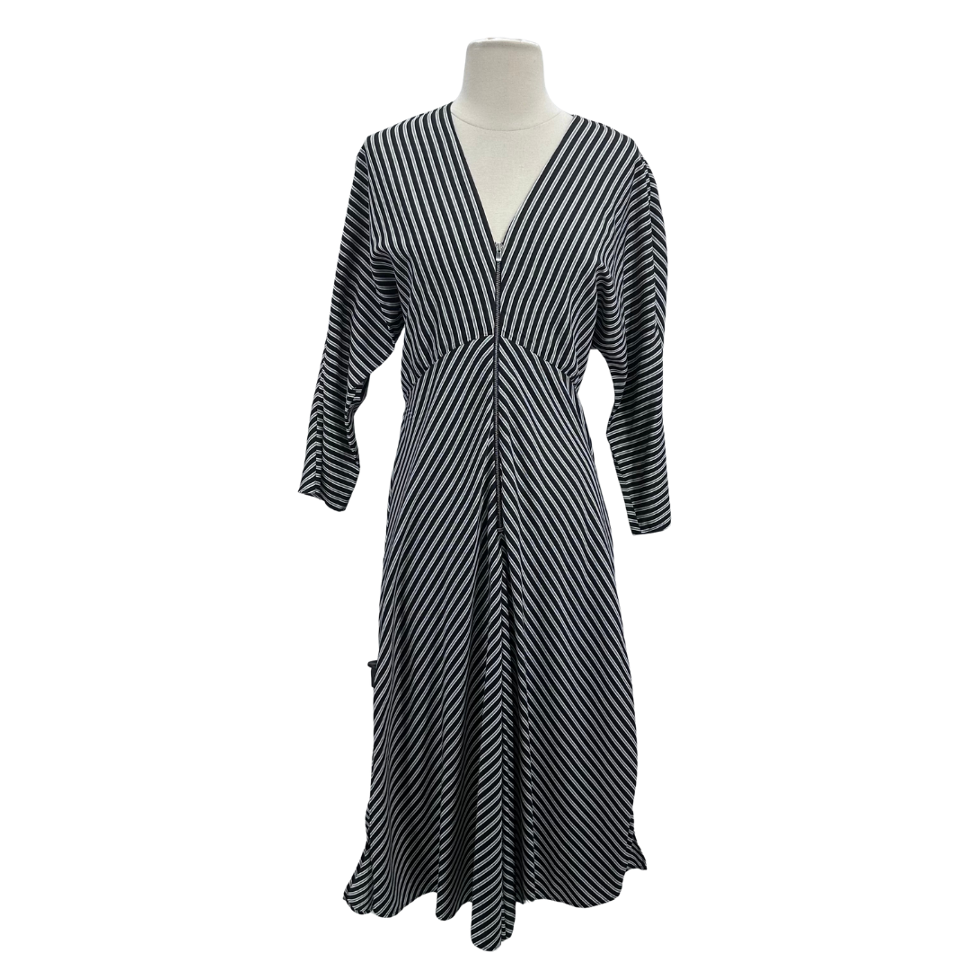 Maje Size 3 black/grey Dress – Chic Consignment LLC