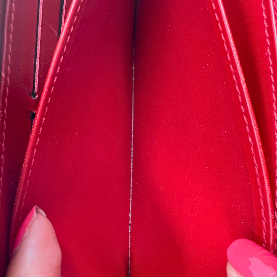 Louis Vuitton Monogram Vernis Vernis Patent Leather Zippy Wallet