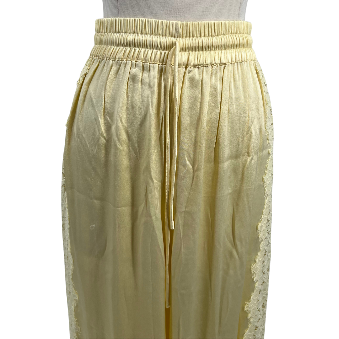 Flannel Light Yellow Pants