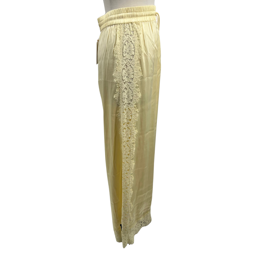 Flannel Light Yellow Pants