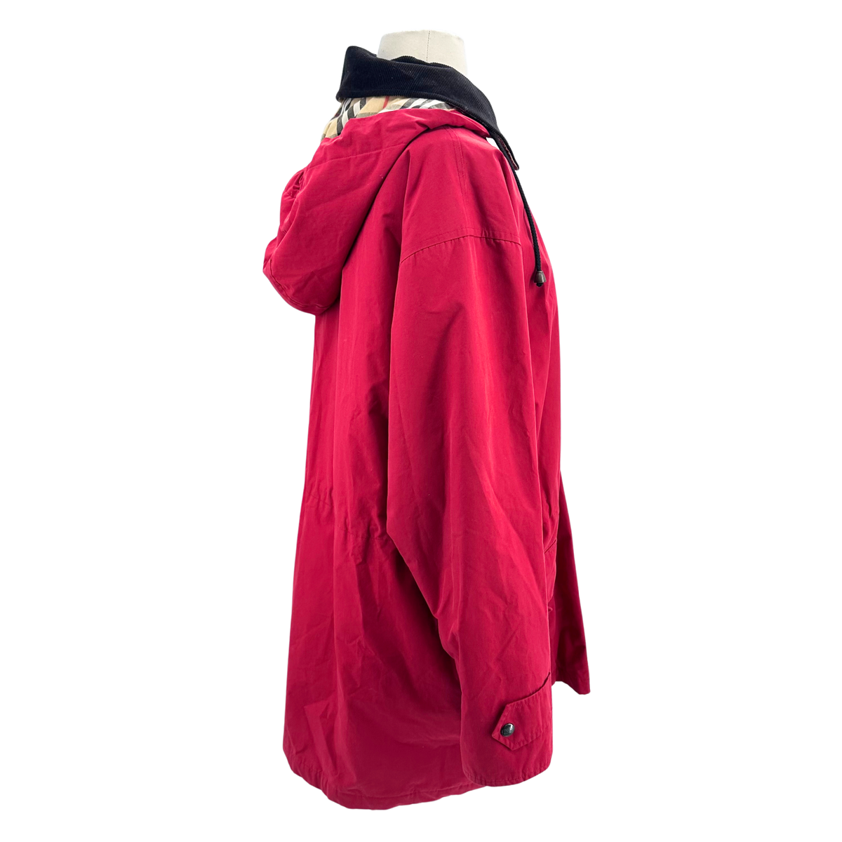 Burberrys Size L Red/Tan Jacket