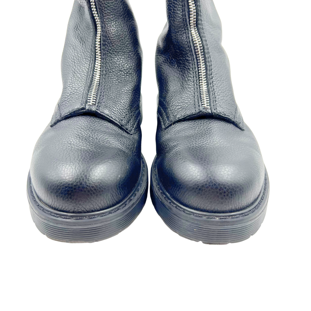 JW Anderson 7.5 Black Leather Booties