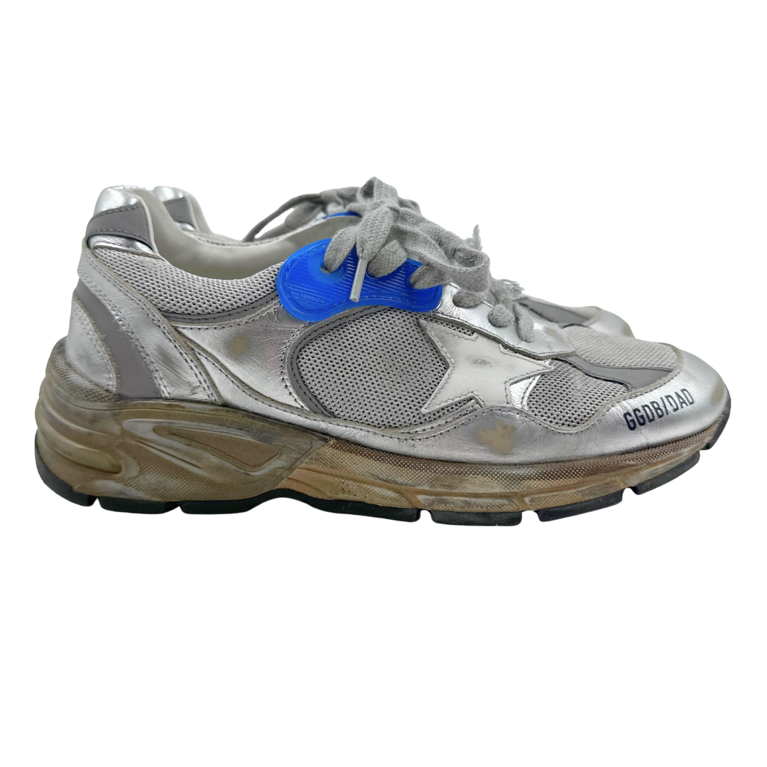 Golden Goose 7 37 Blue/Silver Dad Star Sneakers