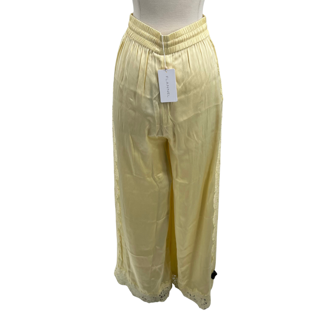 Flannel Light Yellow Pants