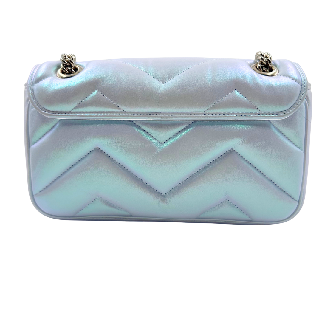 Gucci Iridescent Nappa Chevron Matelasse Bag