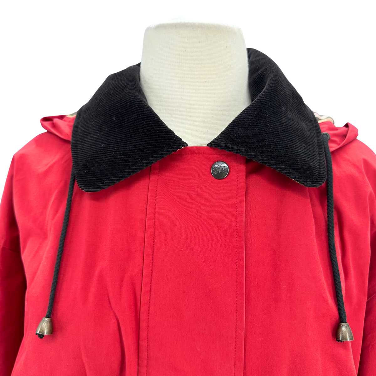 Burberrys Size L Red/Tan Jacket