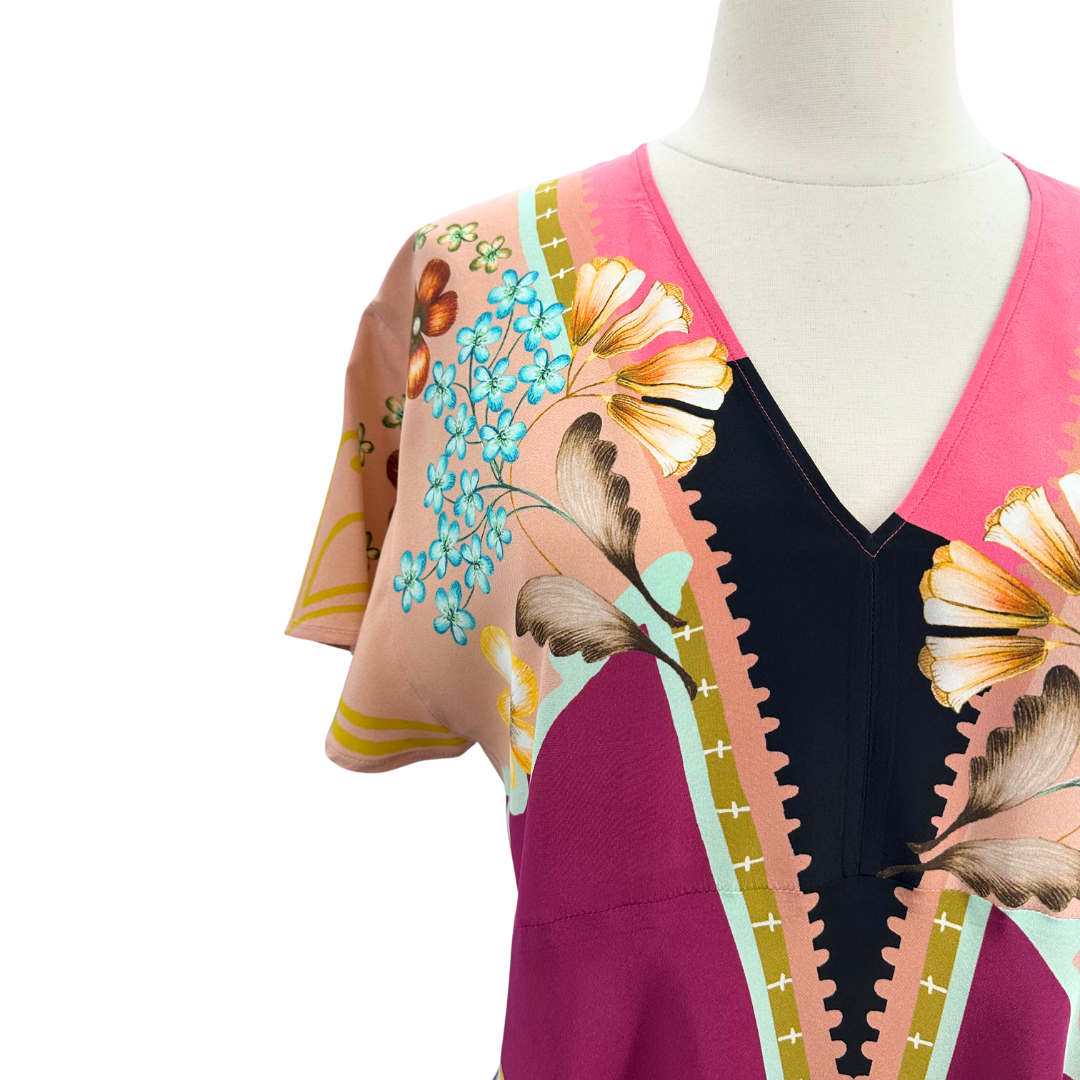 Etro Size 42 Pink Blouse