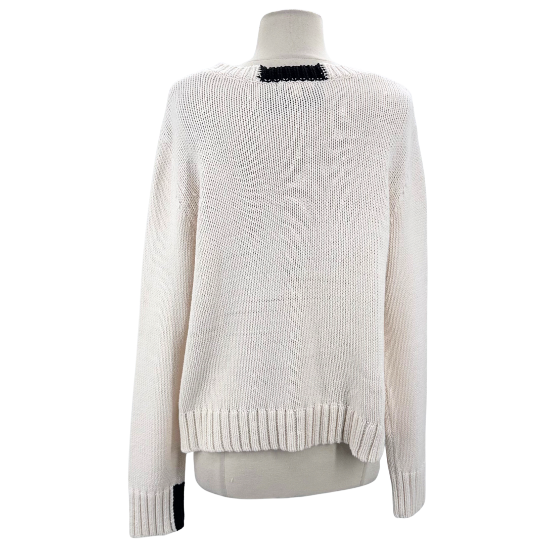 Lisa Todd White/Black Sweater