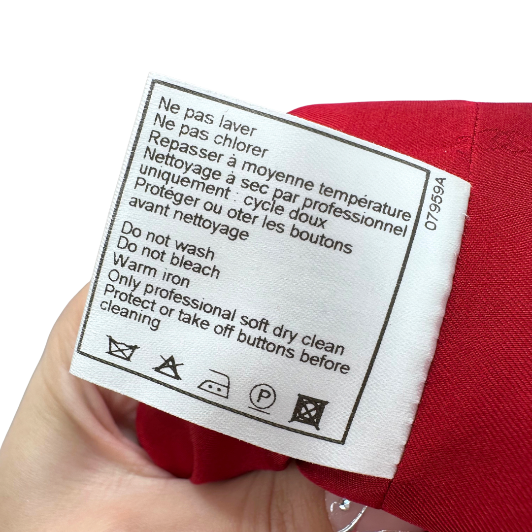 Chanel red/white/black Jacket