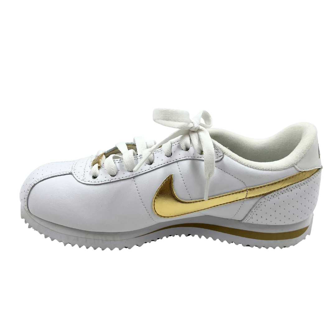 Nike 7 White Leather Sneakers