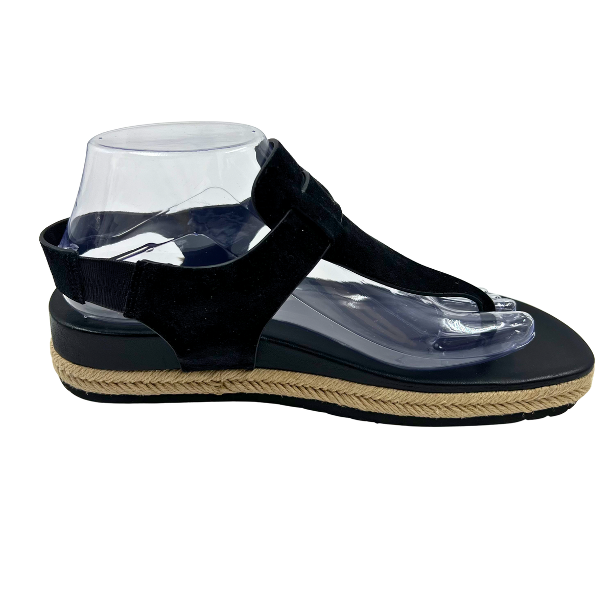 Vince 9 Black Leather Sandals