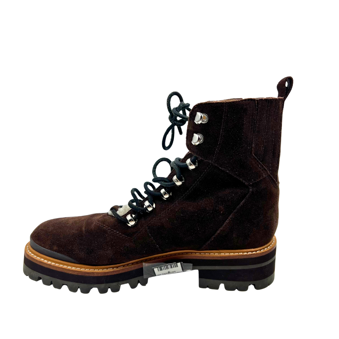 Marc Fisher 7.5 Brown Suede Booties