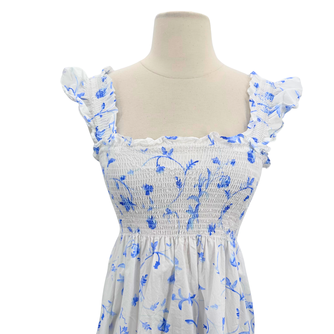 Hill House Blue/White Dress