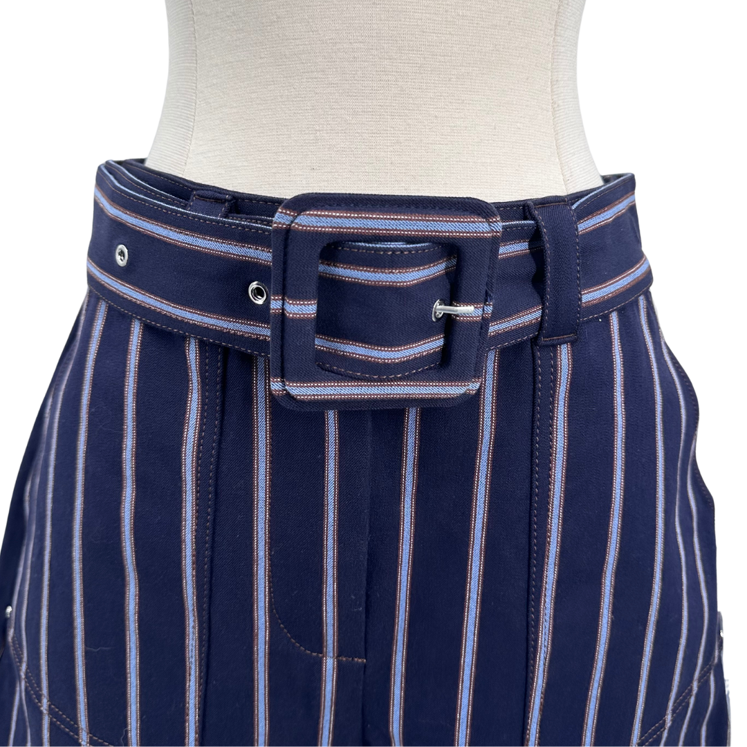 Derek Lam 10 Crosby Navy Shorts