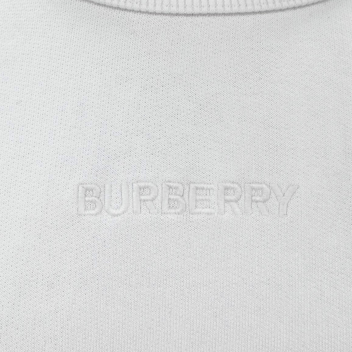 Burberry White Sweatshirt