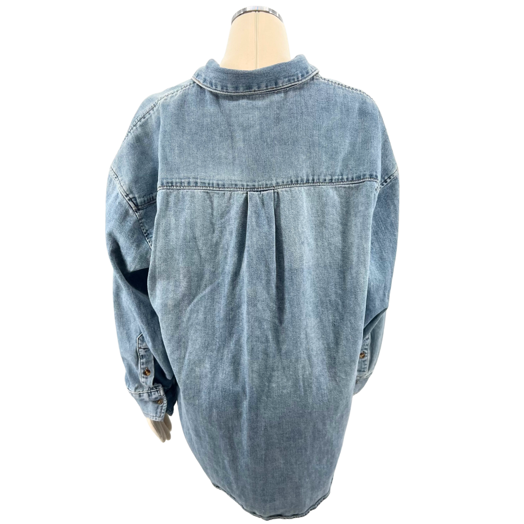 Favorite Daughter Light Denim Button Down
