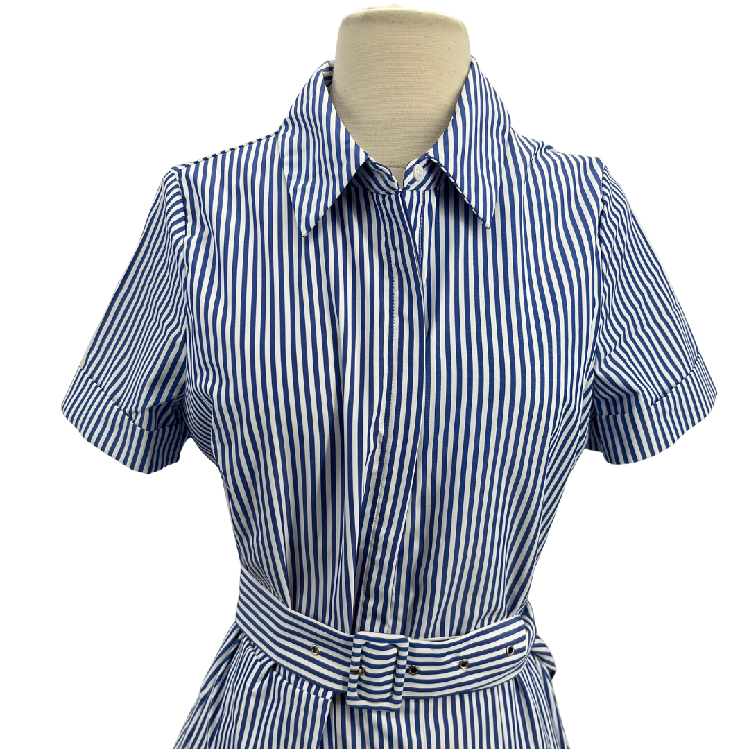 English Factory Blue/White Dress
