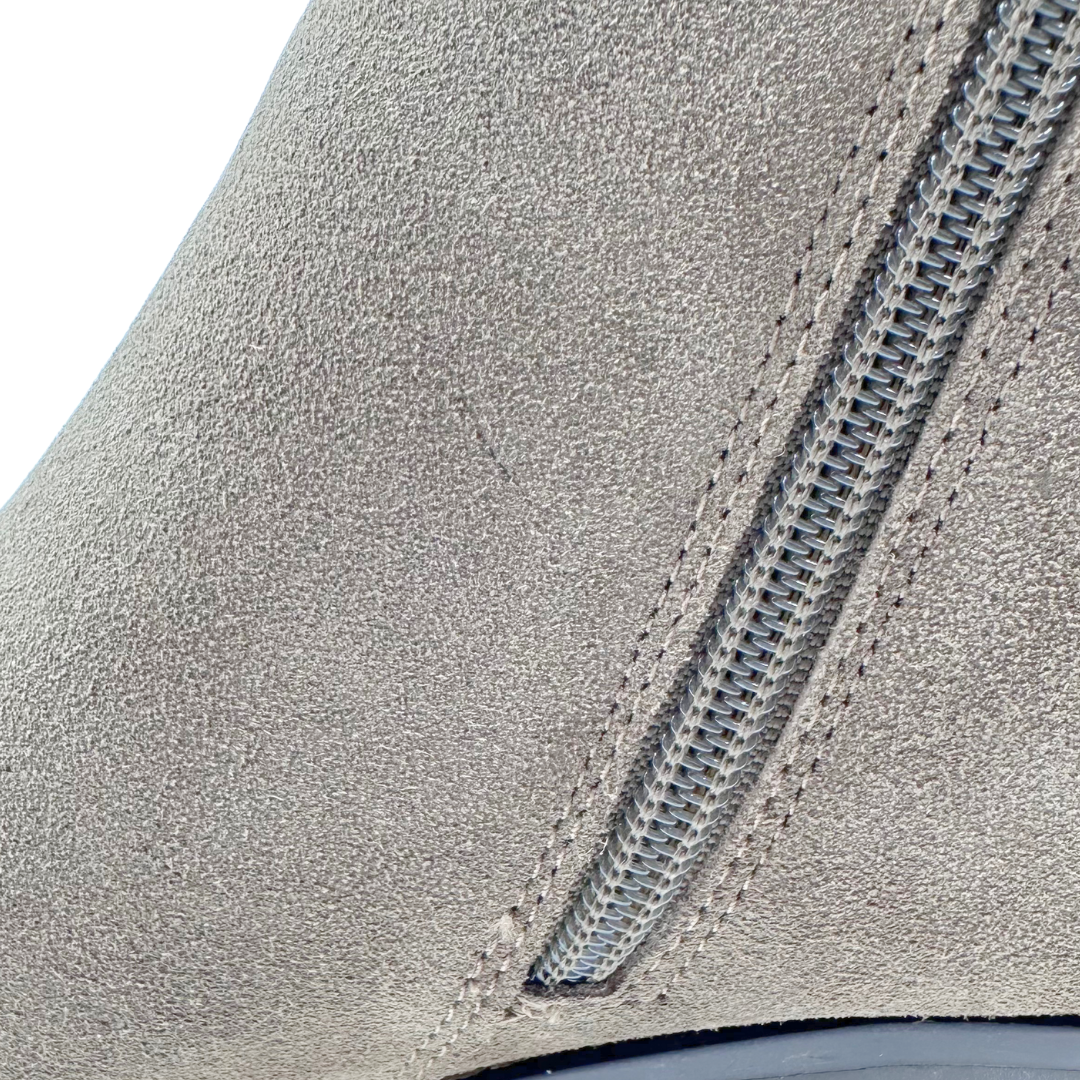 Blondo 7.5 Grey Suede Boots