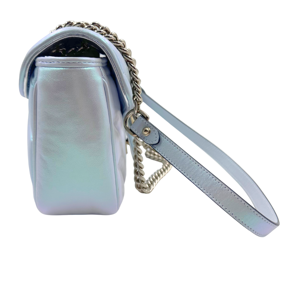 Gucci Iridescent Nappa Chevron Matelasse Bag