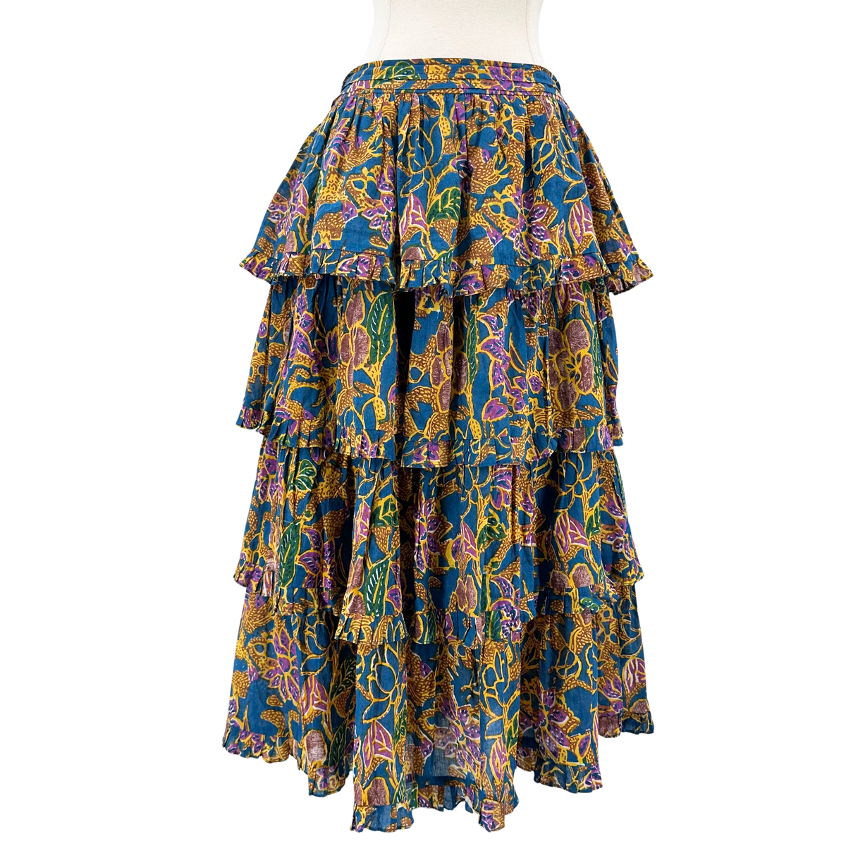 CLEOBELLA Green Multi Floral Skirt